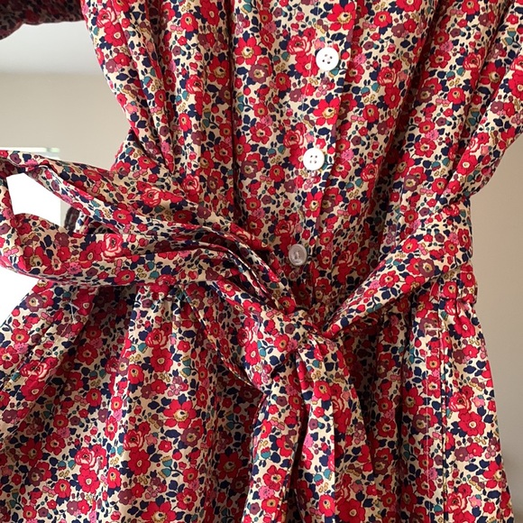 J. Crew Liberty Fabrics Romper with Pockets - Picture 2 of 6